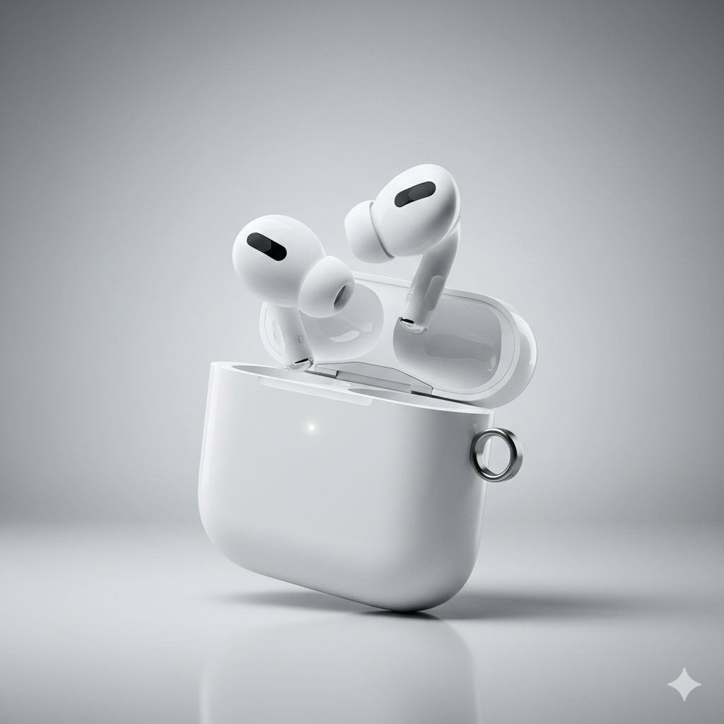 White AirPods Pro 2 Wireless Earbuds – Type-C With ANC