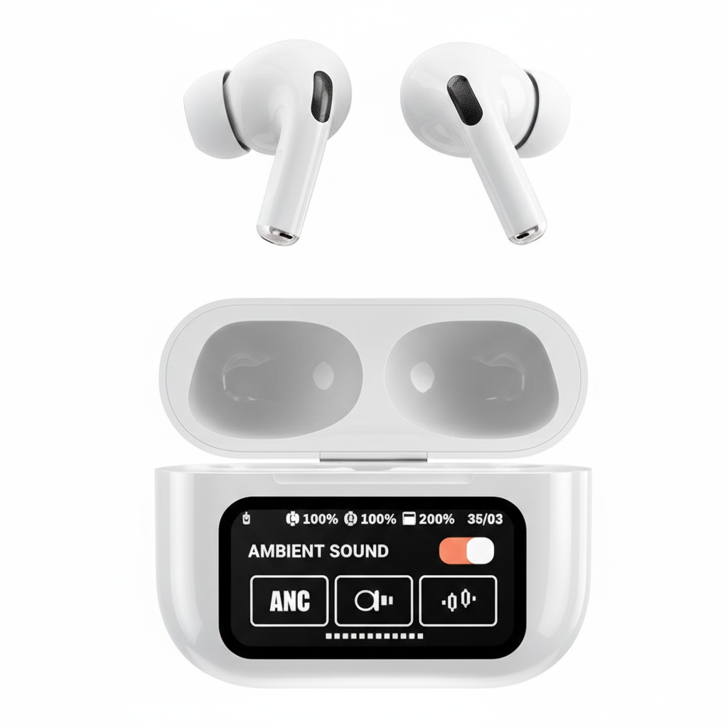 Black A9 Pro Screen Earbuds