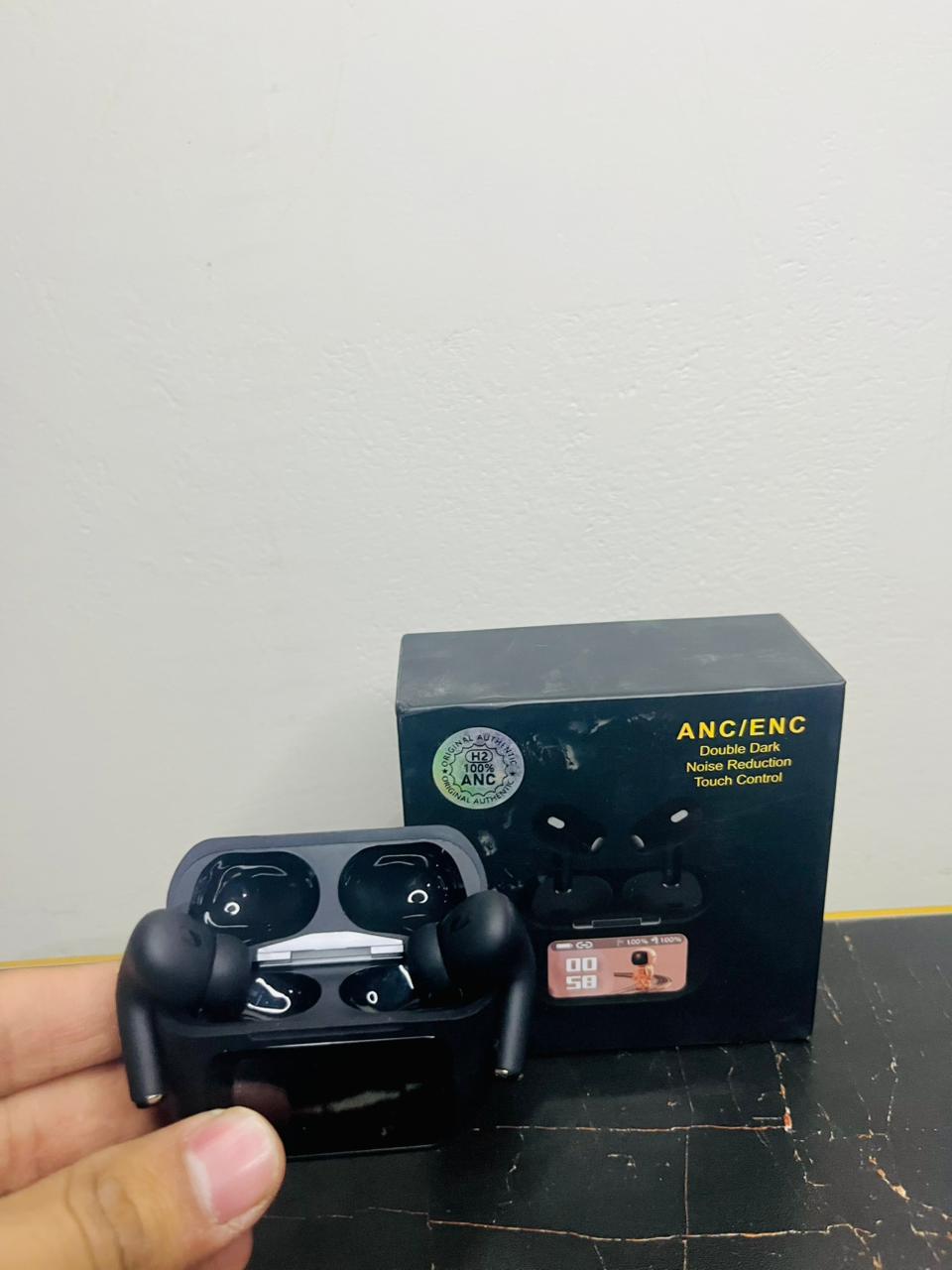 Black A9 Pro Screen Earbuds