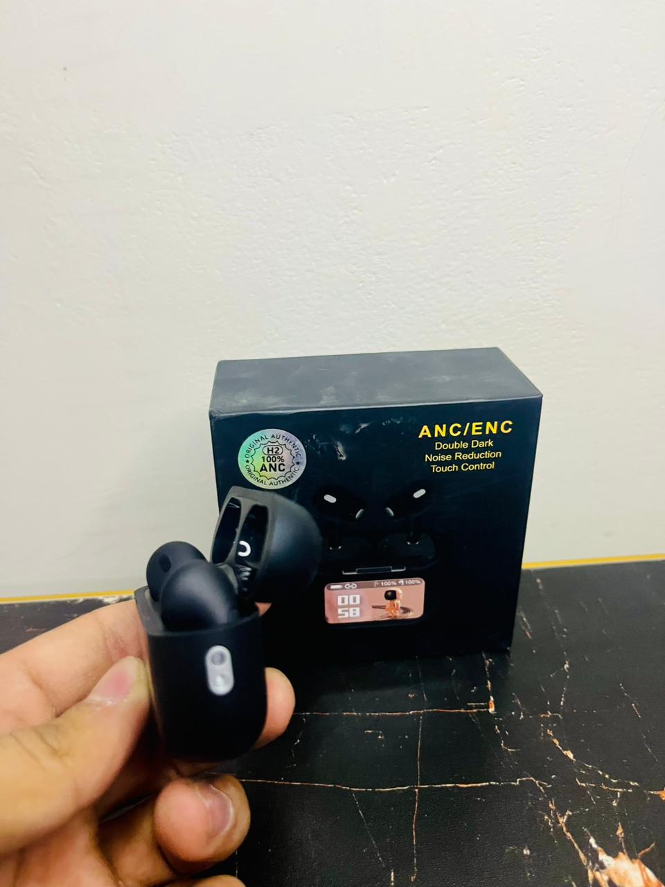 Black A9 Pro Screen Earbuds